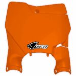 UFO Stadium Front number plate KTM 125/450 SX/SX-F 16-22 Orange 127