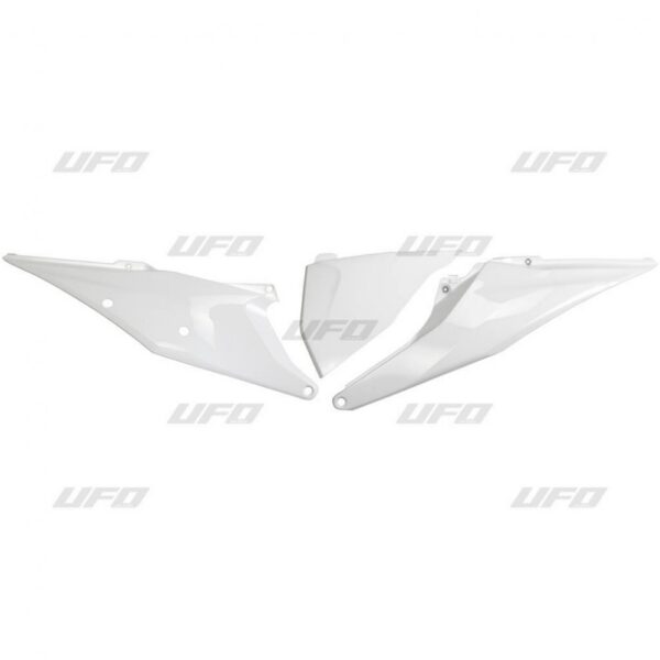 UFO Side panel + Airbox cover left KTM125-525 SX/SXF 19-22 EXC/EXC-F 20-23 White