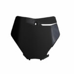 UFO Front number plate KTM125-525 SX/SXF 2019-22 Black 001