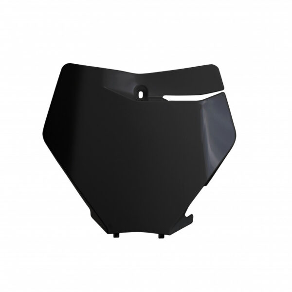 UFO Front number plate KTM125-525 SX/SXF 2019-22 Black 001