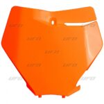 UFO Front number plate KTM125-525 SX/SXF 2019-22 Orange 127