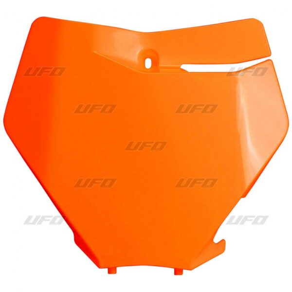 UFO Front number plate KTM125-525 SX/SXF 2019-22 Orange 127