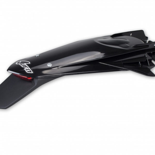 UFO Rear Fender Enduro LED EXC/EXC-F 150-500 2020- Black 001