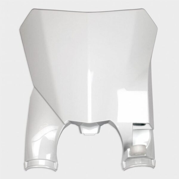 UFO Stadium Front number plate Honda CRF250 18-21 CRF450 17-20 White 041