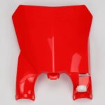 UFO Stadium Front number plate Honda CRF250 18-21 CRF450 17-20 Red 070
