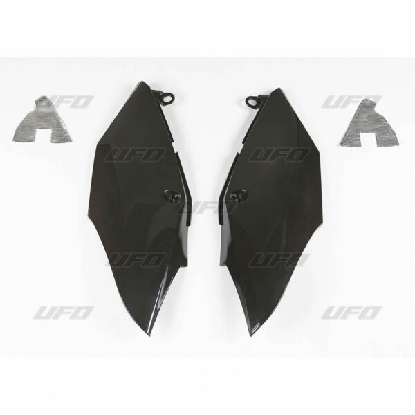 UFO Side covers CRF250R/RX 18-21 / CRF450R/RX 17-20 Black 001
