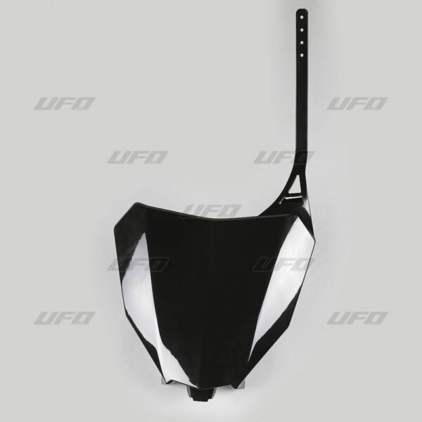 UFO Front number plate CRF250R/RX 18-21 / CRF450R/RX 17-20 Black 001