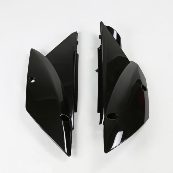 UFO Side number plates KLX110 10- Black 001