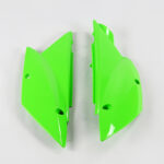UFO Side number plates KLX110 10- Green 026