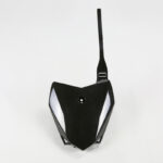 UFO Front number plate KLX110 10- Black 001