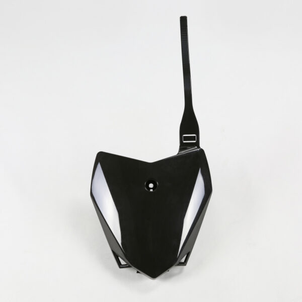 UFO Front number plate KLX110 10- Black 001
