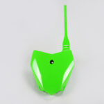 UFO Front number plate KLX110 10- Green 026
