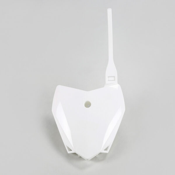UFO Front number plate KLX110 10- White 047