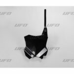 UFO Front number plate KX250F 17-.. KX450F 16-.. Black 001