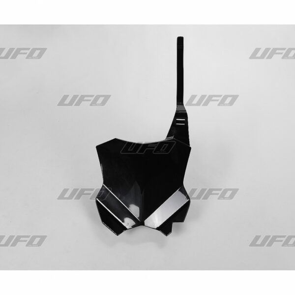 UFO Front number plate KX250F 17-.. KX450F 16-.. Black 001