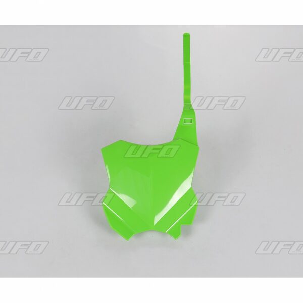 UFO Front number plate KX450F 16.. KX250F 17-.. Green 026