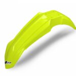 UFO Front Fender YZ250F 19-23 YZ450F 18-22 YZ125/250 22-..Fluo Yellow DFLU