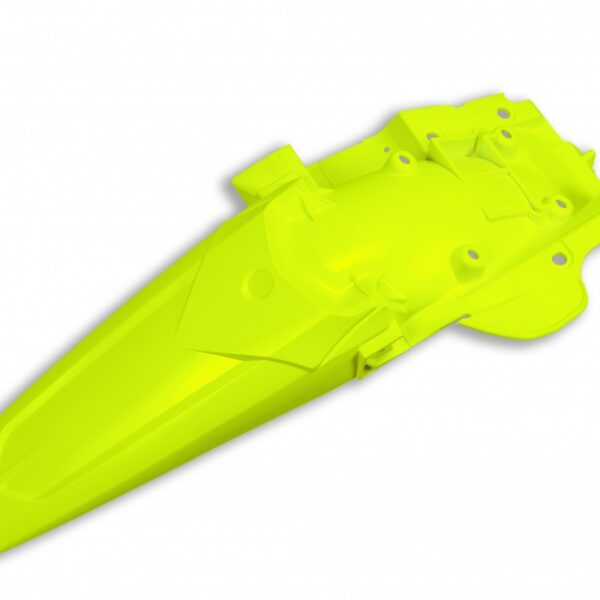 UFO Rear Fender YZ250F 19-23 YZ450F 18-22 Fluo Yellow DFLU