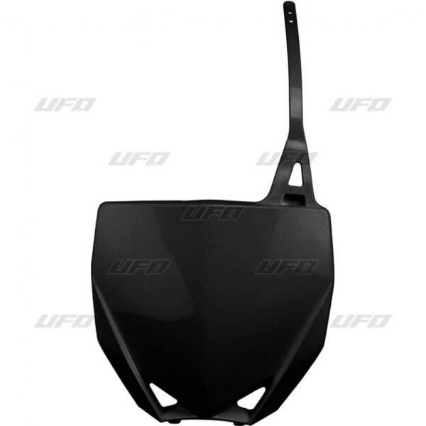 UFO Front number plate YZ65 19-.. YZ85 15-. Black 001