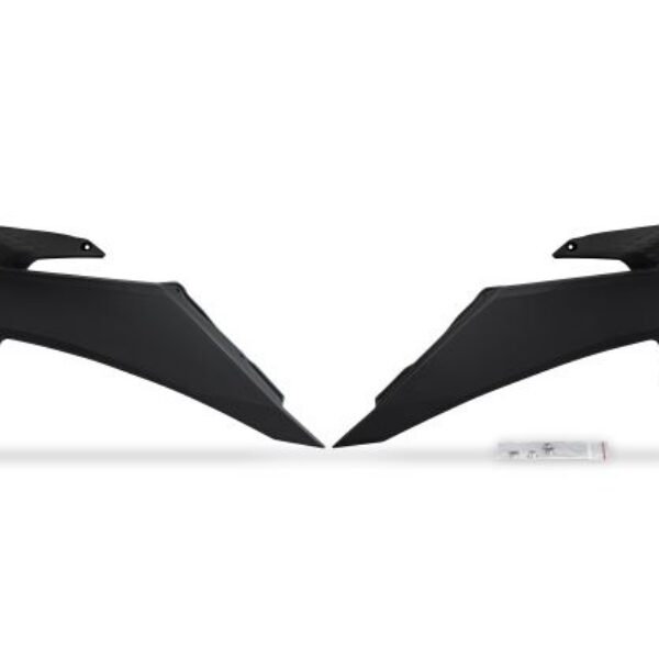 UFO Radiator covers SX/SX-F 125-450 23-24 EXC/F 24-.. Black 001