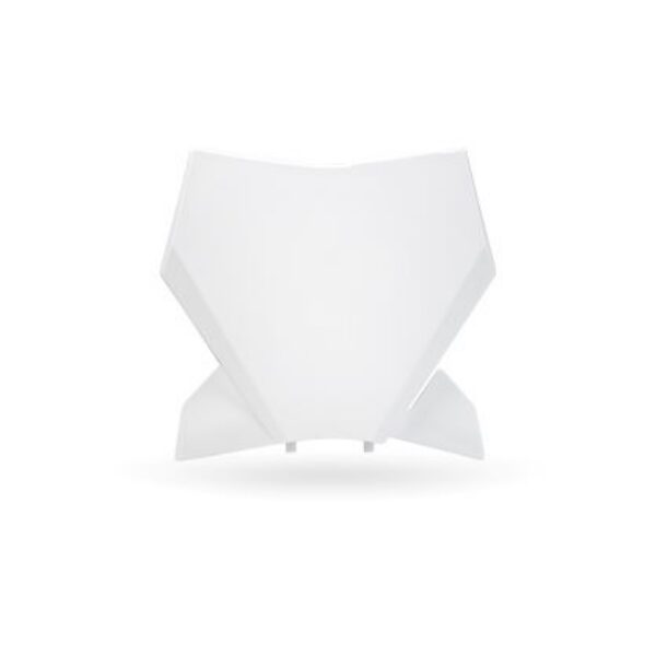 UFO Front number plate SX85 25-.. White 042
