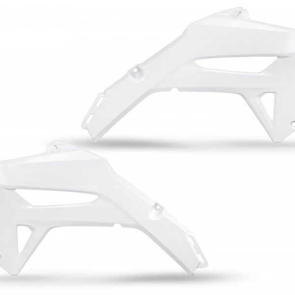 UFO Radiator Covers CRF250R 22-24 CRF450R 21-24 White 041
