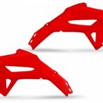 UFO Radiator Covers CRF250R 22-24 CRF450R 21-24 Red 070
