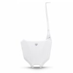 UFO Front number plate CRF250R/RX 22-.. CRF450R/RX 21-.. White 041