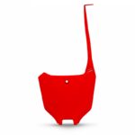 UFO Front number plate CRF250R/RX 22-.. CRF450R/RX 21-.. Red 070