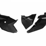 UFO Side number plates + left airbox cover GasGas MC 85 21-24 Black 001