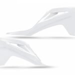 UFO Radiator covers GasGas MC125-450 + EC250-350 2021-23 White 041