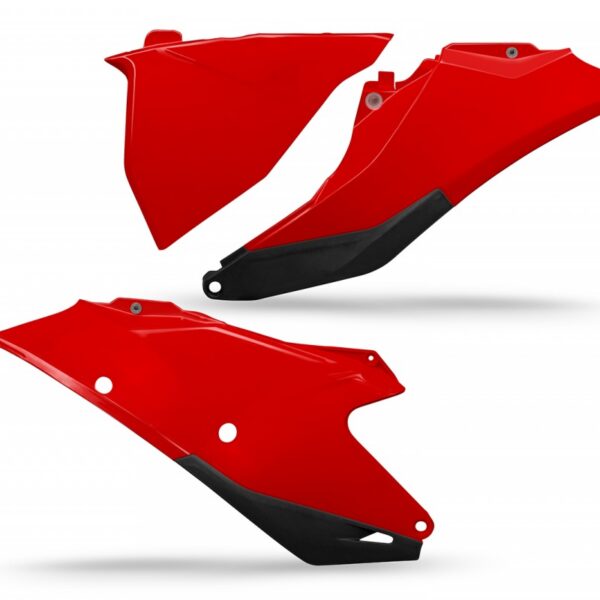 UFO Side panel + Airbox cover left GasGas MC125-450 + EC250-350 2021-23 Red 062