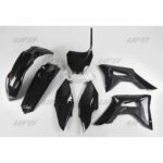 UFO Plastic kit 5-parts Black 001 CRF250R 18-21 / CRF450R 2017-20