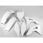 UFO Plastic kit 5-parts White 041 CRF250R 18-21 / CRF450R 2017-20