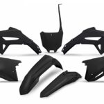 UFO Plastic kit 5-parts Black 001 CRF250R 22-24- CRF450R 21-24