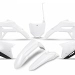 UFO Plastic kit 5-parts White 041 CRF250R 22-24- CRF450R 21-24