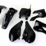 UFO Plastic kit 5-parts Black KX125/250 00-02