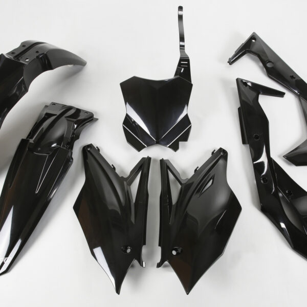 UFO Plastic kit 5-parts KX250F 2017- 001 Black