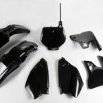 UFO Plastic kit 6-parts Black YZ125/250 96-99