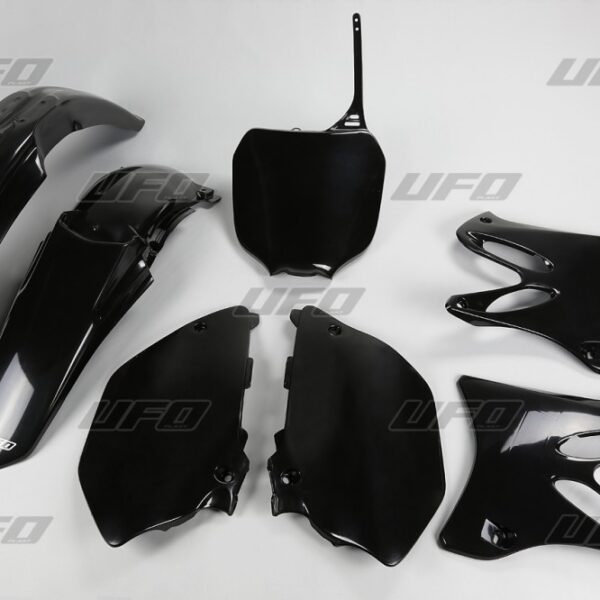 UFO Plastic kit 5-parts Black YZ125/250 02-05
