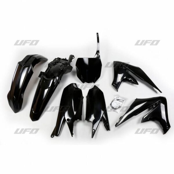 UFO Plastic kit 5-parts Black 001 YZ250F 19-23 YZ450F 18-22