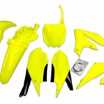 UFO Plastic kit 5-parts Fluo Yellow DFLU YZ250F 19-23 YZ450F 18-22