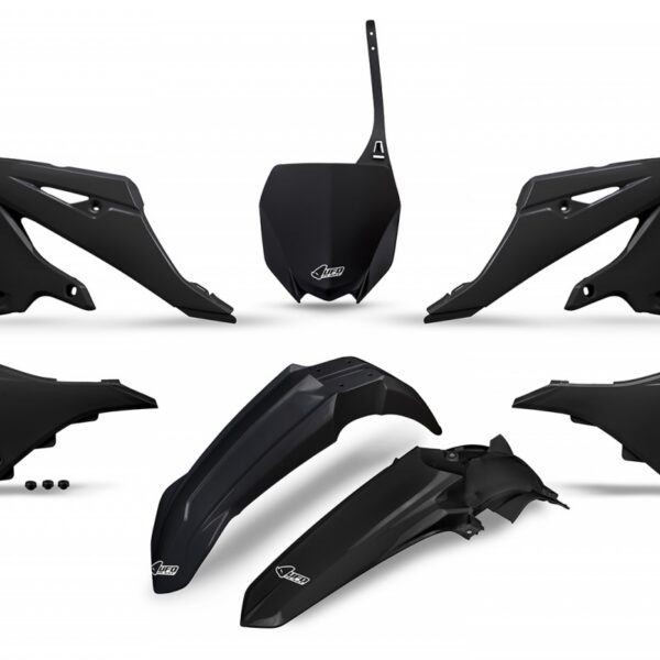 UFO Plastic kit 5-parts Black 001 YZ125/250 2022-
