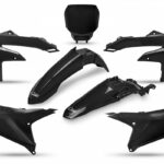 UFO Plastic kit 5-parts Black 001 YZ450F 23-25 YZ250F 24-..