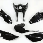 UFO Plastic kit 5-parts Black 001 KLX110 2010-