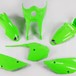 UFO Plastic kit 5-parts Green 026 KLX110 2010-
