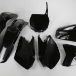 UFO Plastic kit 5-parts Black RM125/250 06-12