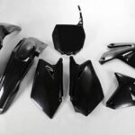 UFO Plastic kit 5-parts Black RMZ450 2007