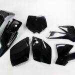 UFO Plastic kit 5-parts Black KTM SX125-520 2T/4T 01-02