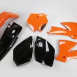 UFO Plastic kit 5-parts original KTM SX125-520 2T/4T 03 Orange/black
